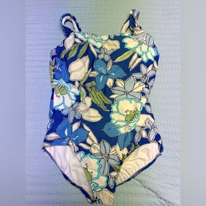 Lands End Swimsuit, Sz 16W in EUC!  Very Slimming!!